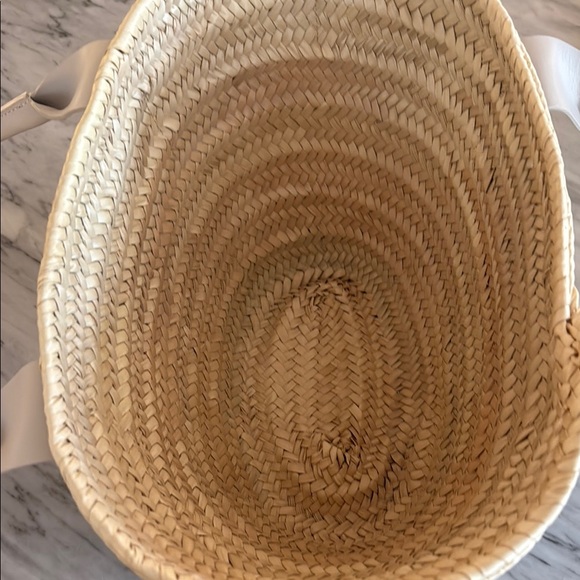 Demellier Santorini Beige Woven Basket Bag - Picture 3 of 5